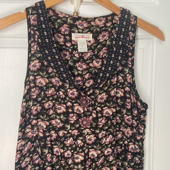 VTG 90s Express floral midi dress - Picture 3 of 6